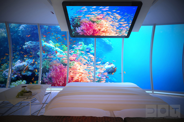Water Discus Underwater Hotel by Deep Ocean Technology