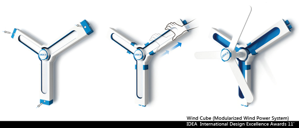 Wind Cube Modularized Wind Power System by Liao-Hsun Chen