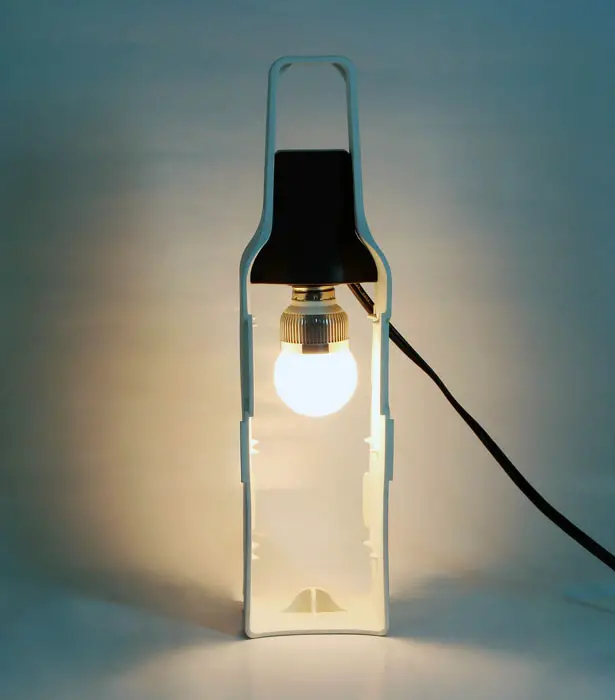 Re-Wine - Wine Bottle Lamp by Miniwiz