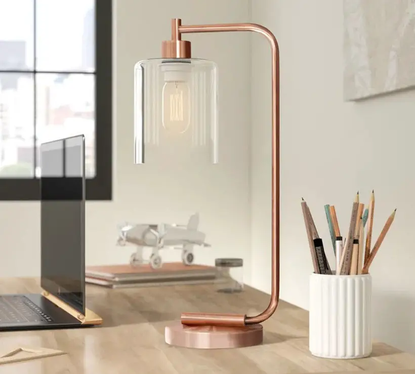 17 Stories Kazuhiko Metal Desk Lamp