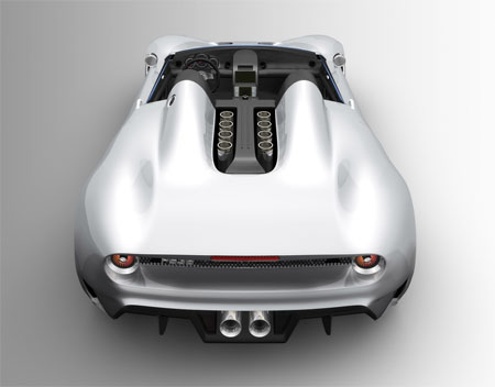 futuristic car scuderia bizzarrini p538 barchetta concept