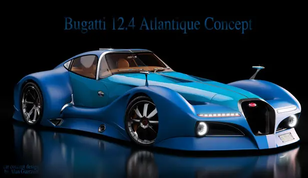 2014 Bugatti 12.4 Atlantique Concept Car by Alan Guerzoni