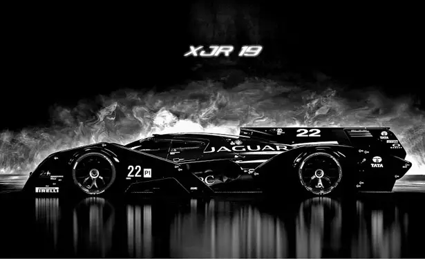 Jaguar XJR-19 LMP1 Concept Race Car for The Year of 2020