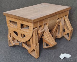 Carpentopod: A Walking, Robotic Coffee Table Powered By Two Motors