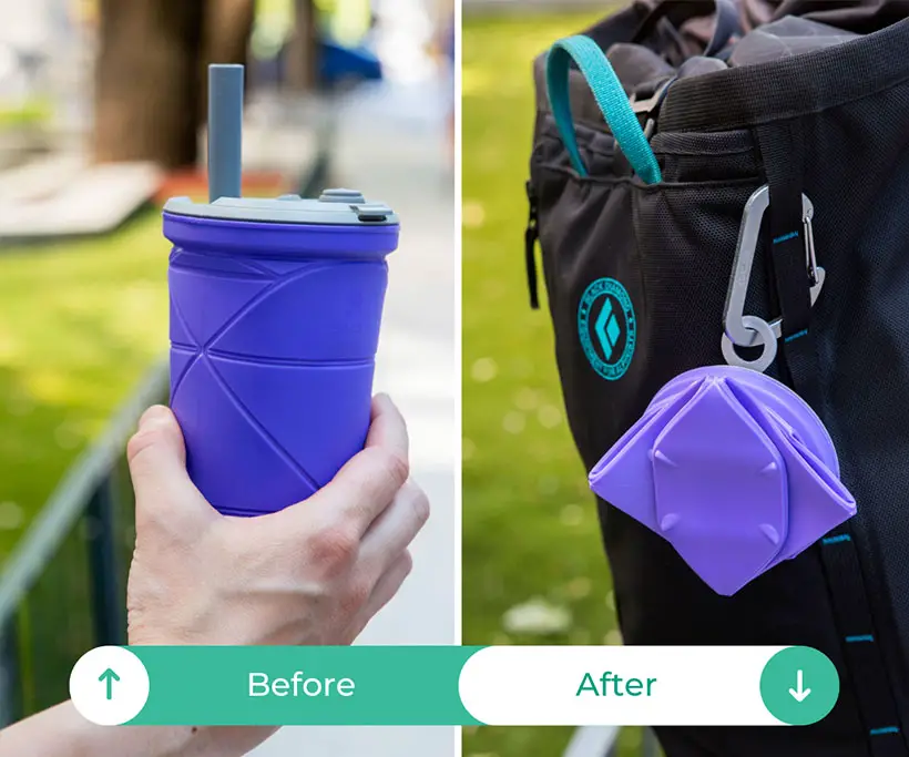 DiFOLD Origami Cup - Foldable, Leakproof, Sturdy