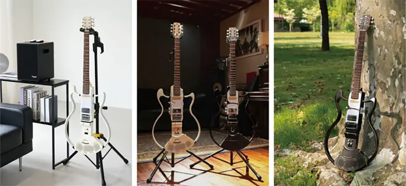 MOGABI V3 Electric Guitar with Built-In Speaker and Mic