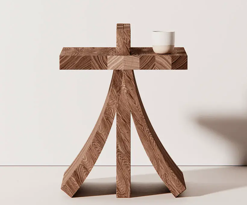 Mu Side Table by Liam de la Bedoyere