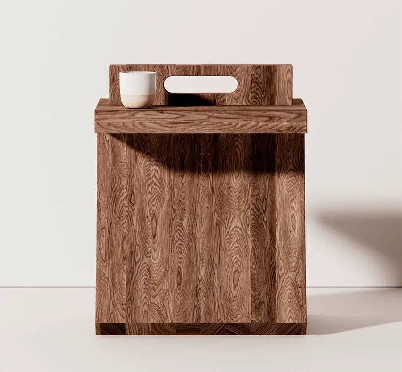 Mu Side Table by Liam de la Bedoyere