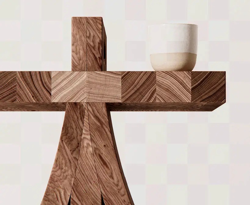 Mu Side Table by Liam de la Bedoyere