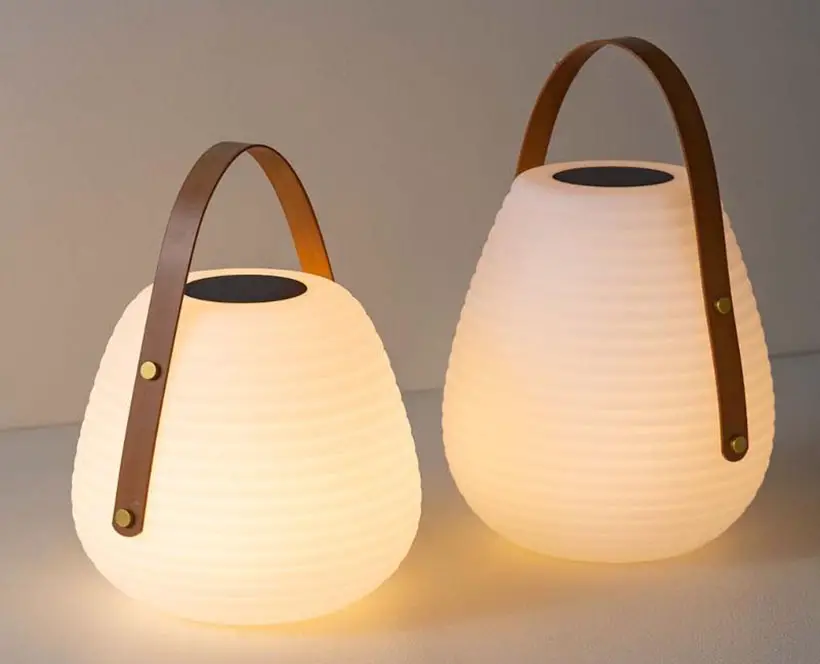 Beehive Solar-Powered Outdoor Lantern