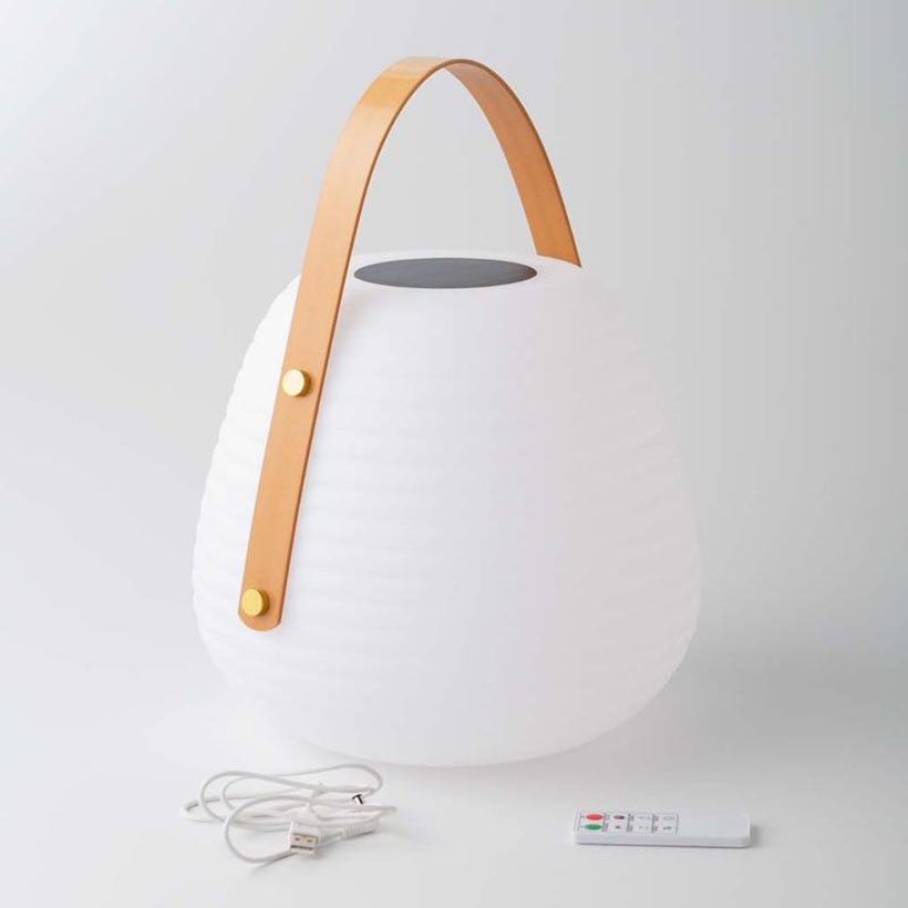 Beehive Solar-Powered Outdoor Lantern