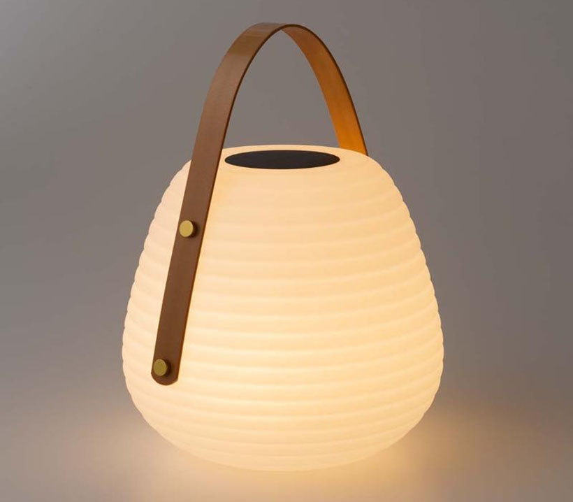 Beehive Solar-Powered Outdoor Lantern