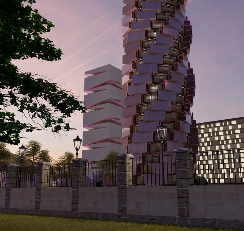 Dream Building and Central SK12 Skyscraper by Vuk Nemanja Zoraja