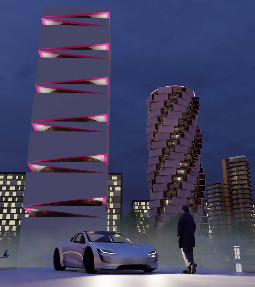 Dream Building and Central SK12 Skyscraper by Vuk Nemanja Zoraja