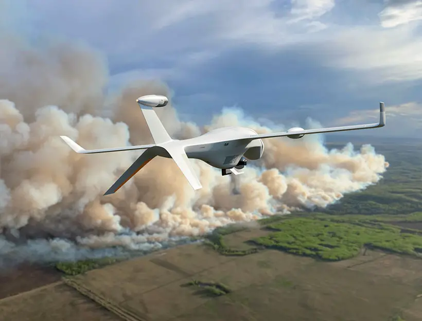 Firehawk - Wildfire Detection and Monitoring VTOL Drone by Juan Simón Alvarez Valencia