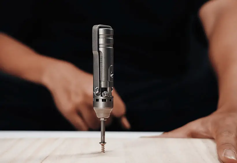 GripNGo Driver: Titanium Pocket Ratchet Screwdriver