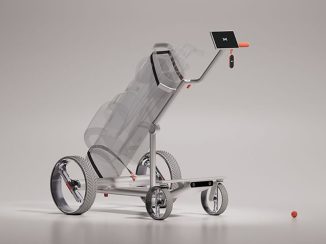 Futuristic iXi Self-Driving Golf Trolley Tracks Your Game and Gives Insights to Improve Your Next Game