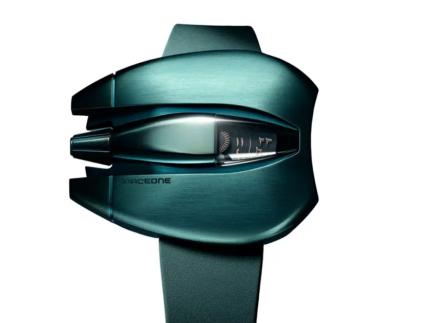 Futuristic SPACEONE x PERPÉTUEL Spaceship Inspired Watch: Jumping Hour Special Edition