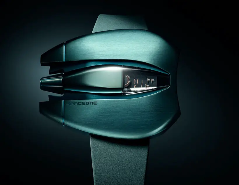 Futuristic SPACEONE x PERPÉTUEL Spaceship Inspired Watch: Jumping Hour Special Edition