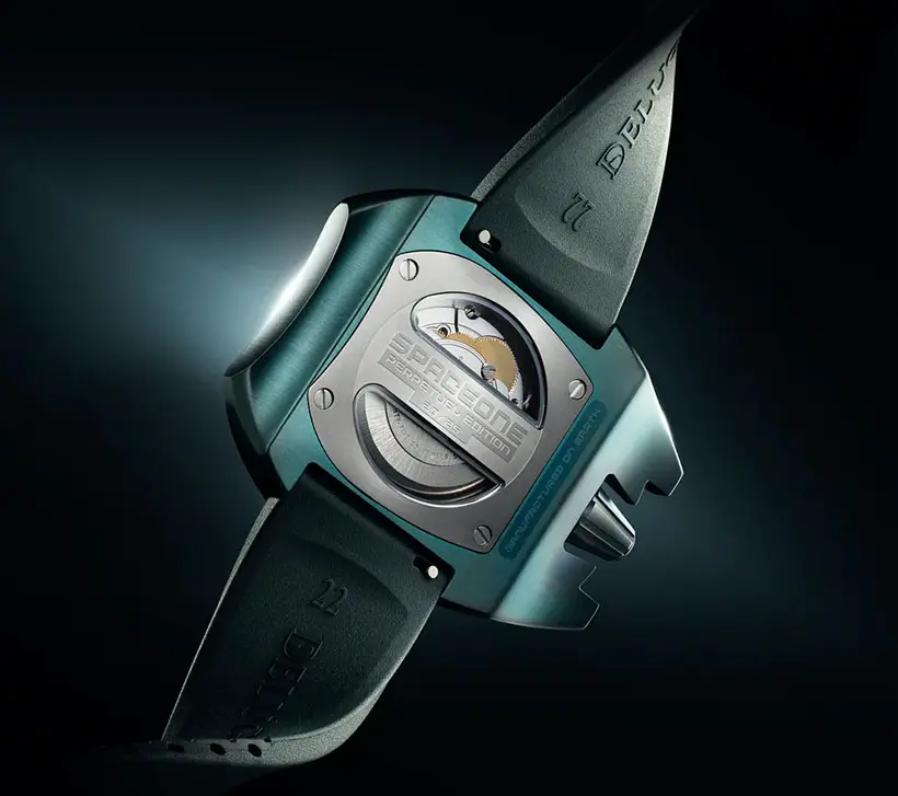 Futuristic SPACEONE x PERPÉTUEL Spaceship Inspired Watch: Jumping Hour Special Edition