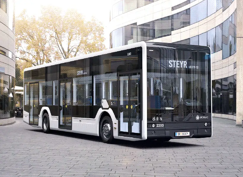 STEYR Electric City Bus by Raphaël Beauvoir, Armin Schellmann, and Yousif Ahmed