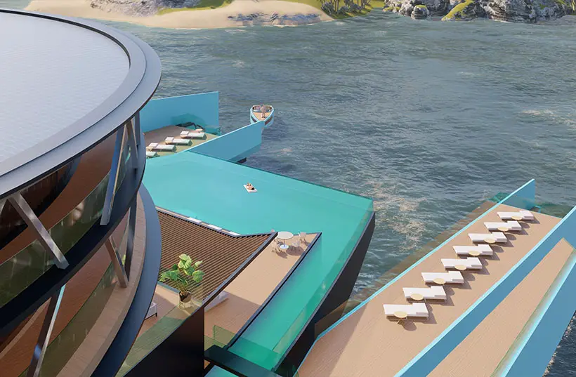 VNZ 144m Mega Catamaran by Vuk Nemanja Zoraja