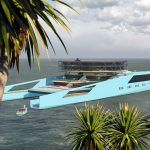 VNZ 144m Mega Catamaran by Vuk Nemanja Zoraja