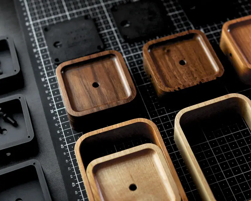 Wooden Clock Table by Lautaro Lucero