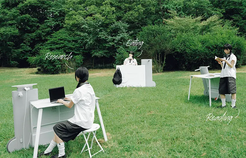 Worknic Energy-Supplying Mobile Desk Allows You To Work Anywhere