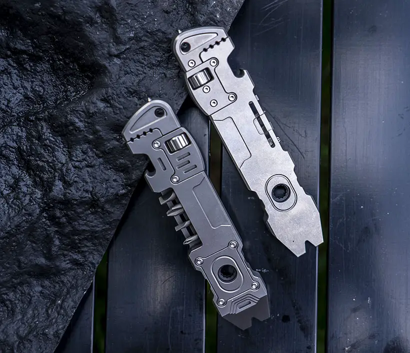 Comandi-CC Titanium EDC 6-IN-1 Multi-Tool Pry Bar