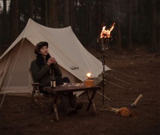 Naturehike Triangle Fire Pit For Campfire Produces More Flame, Less Smoke