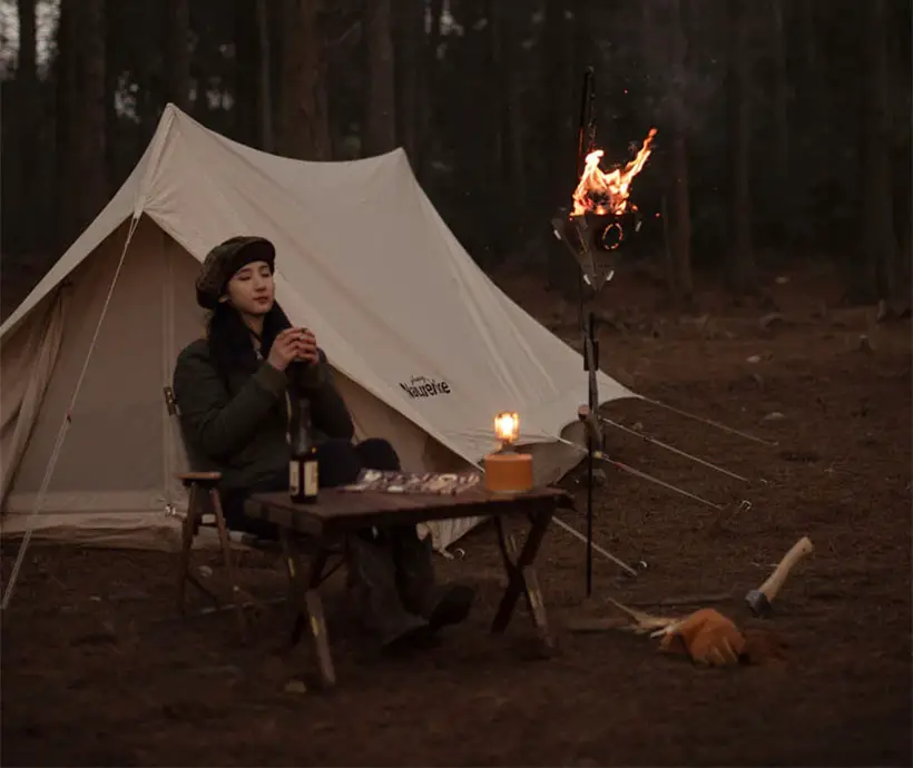 Naturehike Triangle Fire Pit For Campfire