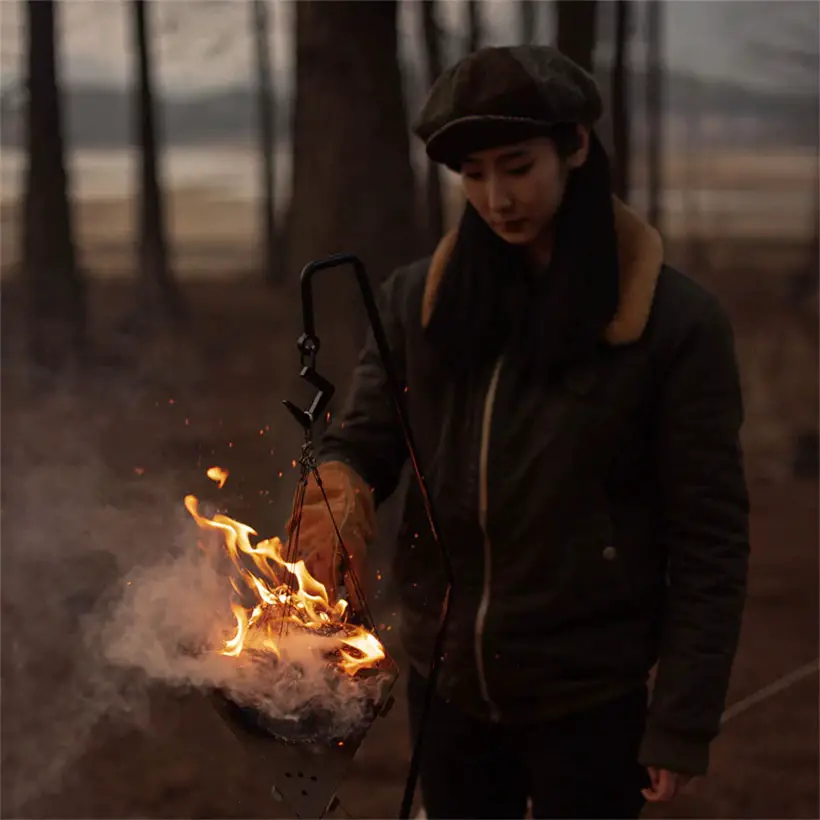 Naturehike Triangle Fire Pit For Campfire