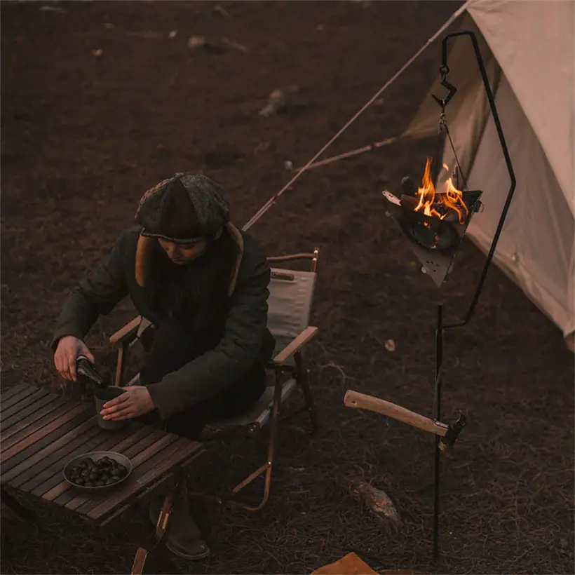 Naturehike Triangle Fire Pit For Campfire