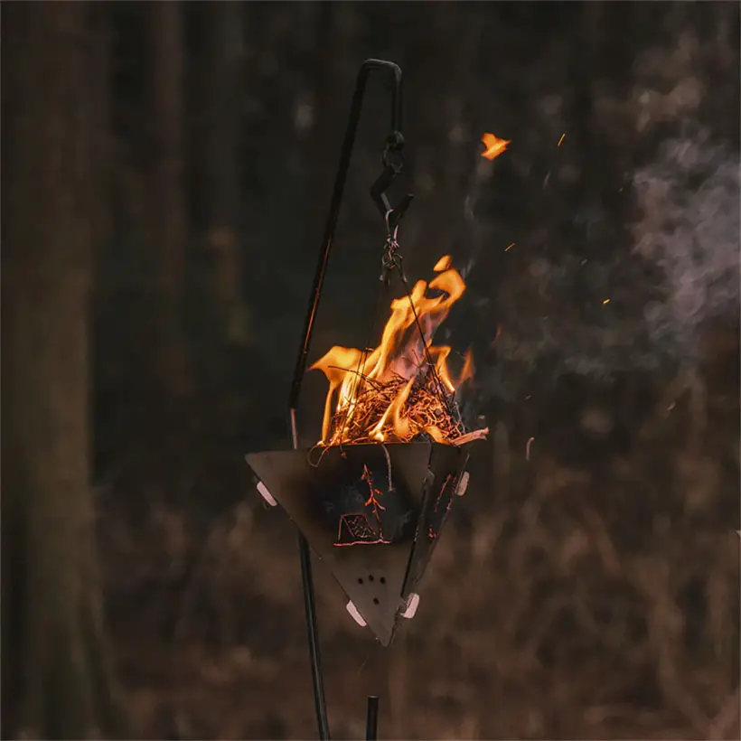 Naturehike Triangle Fire Pit For Campfire