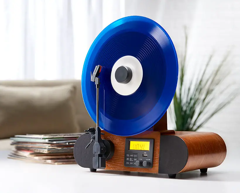 Fuse Vert Vertical Vinyl Record Player