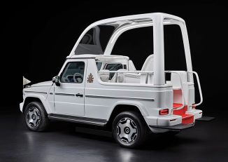 Mercedes-Benz Electric Popemobile Helps The Pope Travel Emission-Free