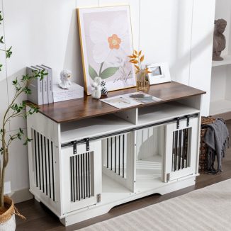 Tucker Murphy Pet 2-in-1 Furniture Style Dog Crate Doubles As Home Decoration