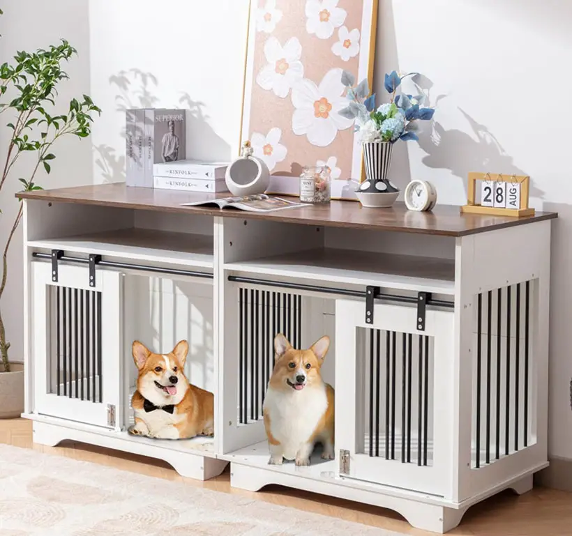 Tucker Murphy Pet 2-in-1 Furniture Style Dog Crate
