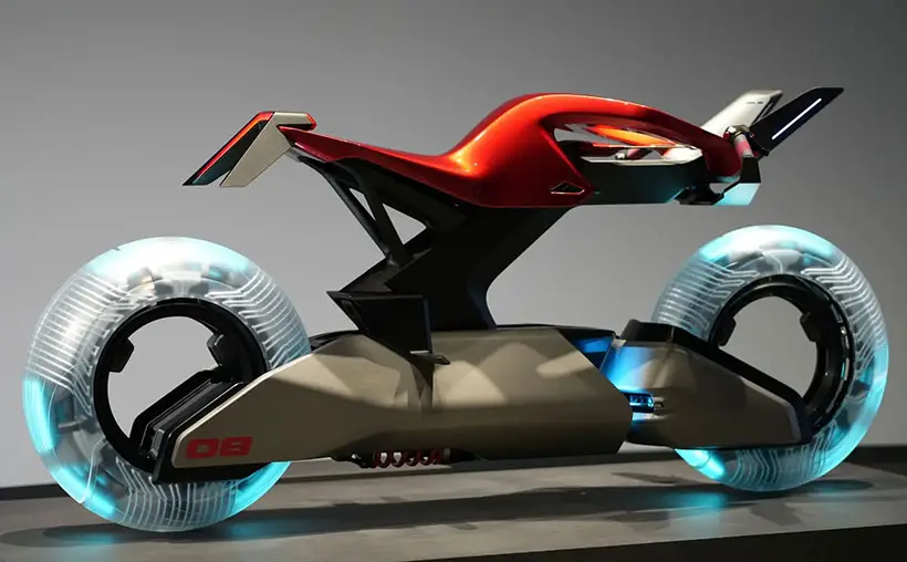 Yamaha Y/AI Concept - AI-Inspired Superbike With Glow In The Dark Wheels