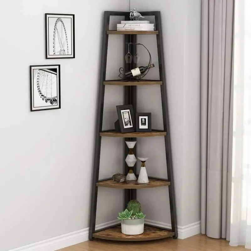 Scaggs Unfinished Corner Bookcase by Union Rustic