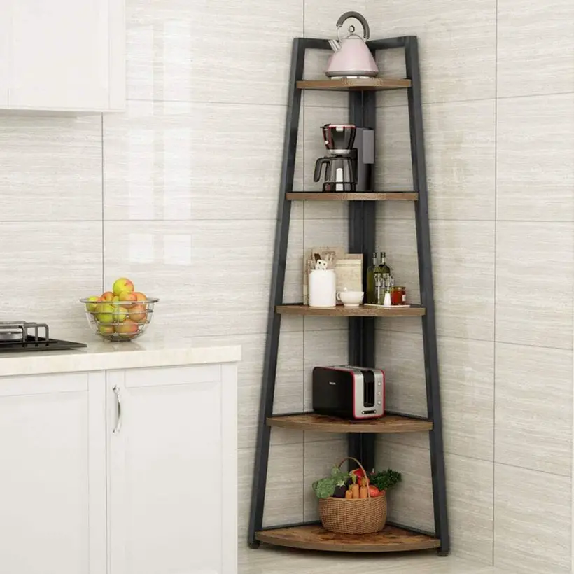 Scaggs Unfinished Corner Bookcase by Union Rustic