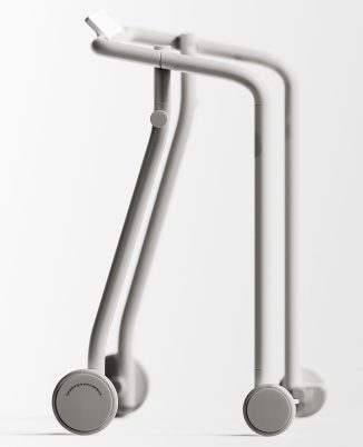 Sentence Public Walker with AI Provides Safer, Convenient, and Stable Walk For Elderly People