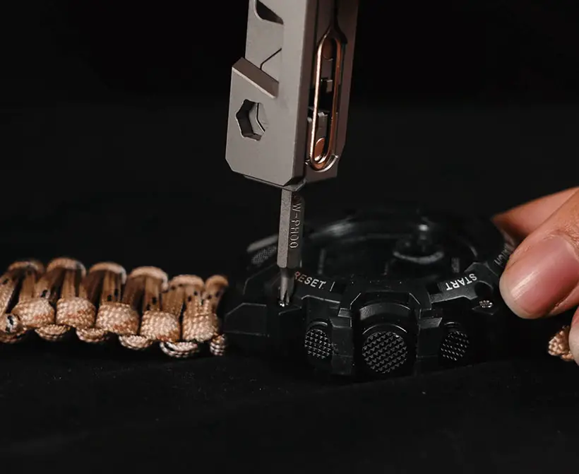 TriPro Stand Promises 15-in-1 Titanium EDC Tool and Phone Stand