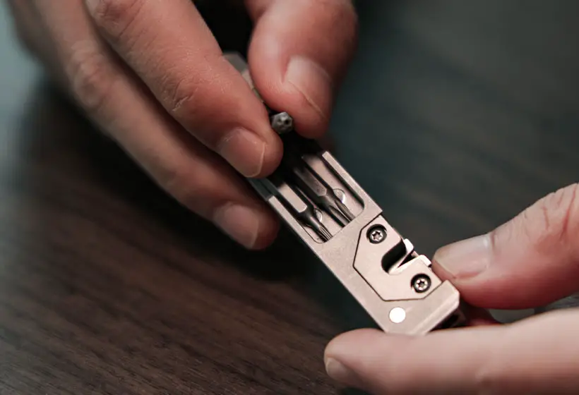 TriPro Stand Promises 15-in-1 Titanium EDC Tool and Phone Stand