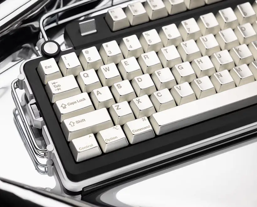 Awekeys Hello Silver Metal Keycap Set