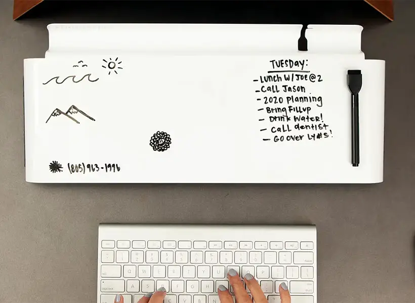 FluidStance Slope Desk Whiteboard