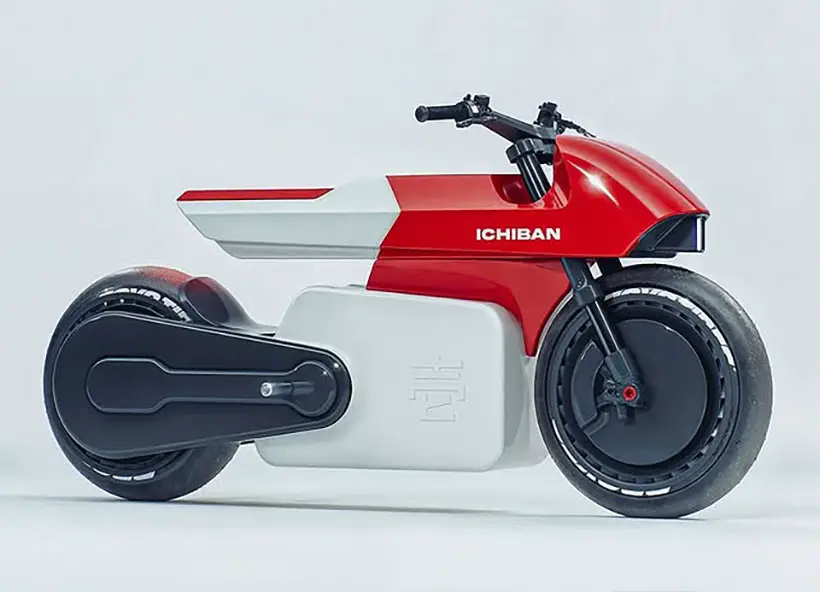 Akira Bike-Inspired Ichiban Electric Motorcycle
