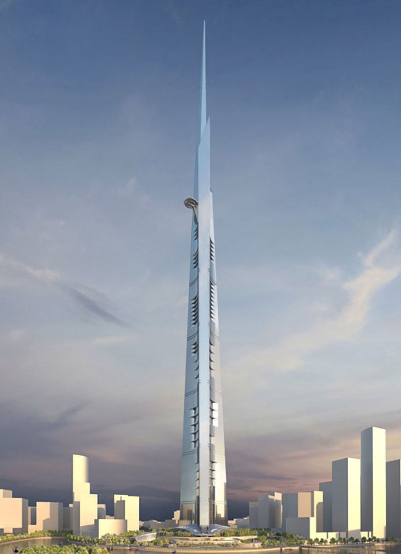 Majestic Jeddah Tower Will Become World's Tallest Structure After Burj Khalifa