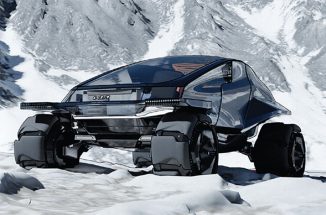 Futuristic SHELTER :[OUR] Vehicle for Off-Road Journey Across The Sand